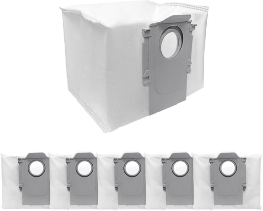6 Pcs Replacement Refill Dust Bags Compatible with  Q10 S5+, Q10 X5+, Q7 M5+, Q5 Max+, Q5+, S8 Pro Ultra, S8+, Q7 Max+, Q8 Max+, Robotic Vacuums 3L Large Capacity