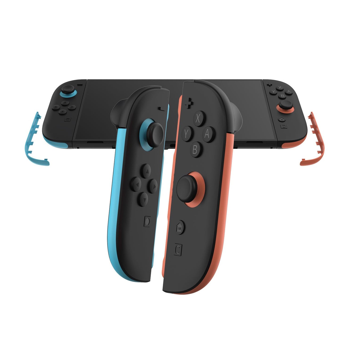 2 packs Left&Right Replacement Decorative Component Strip Comaptible with NS Switch 2 Joycon Controller