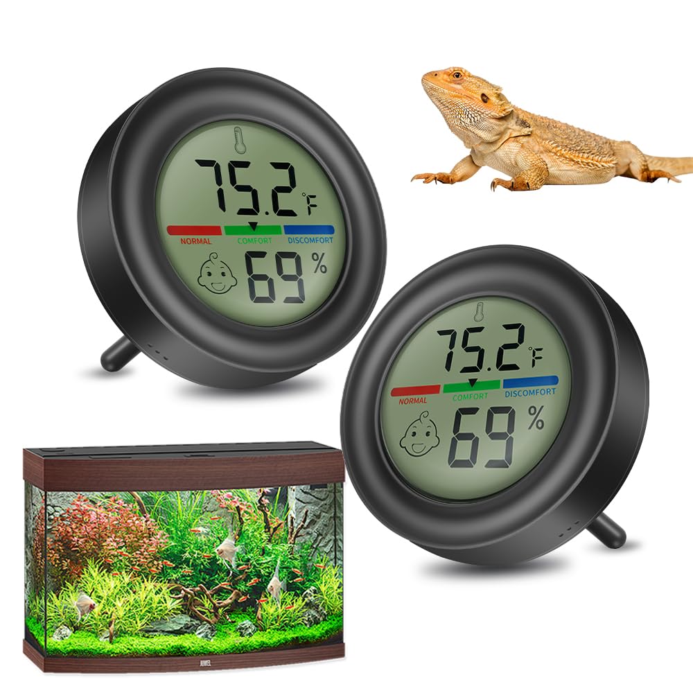 Digital Hygrometer Indoor Thermometer Humidity Meter Room Temperature Hydrometer Monitor Gauge for 3D Printer, Home, Office, Greenhouse, Incubators