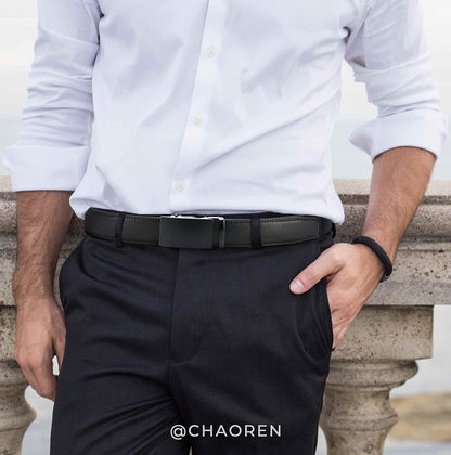 Ratchet Belts Men, 1 3/8" Mens Belts Leather for Dress, Micro Adjustable Fit Everywhere