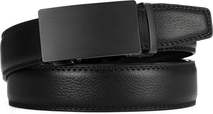 Ratchet Belts Men, 1 3/8" Mens Belts Leather for Dress, Micro Adjustable Fit Everywhere