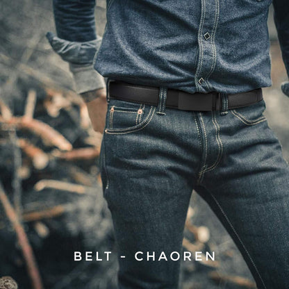Ratchet Belts Men, 1 3/8" Mens Belts Leather for Dress, Micro Adjustable Fit Everywhere