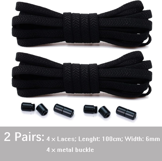 No Tie Shoe Laces for Kids and Adults, Tieless Elastic Shoelaces for Sneakers