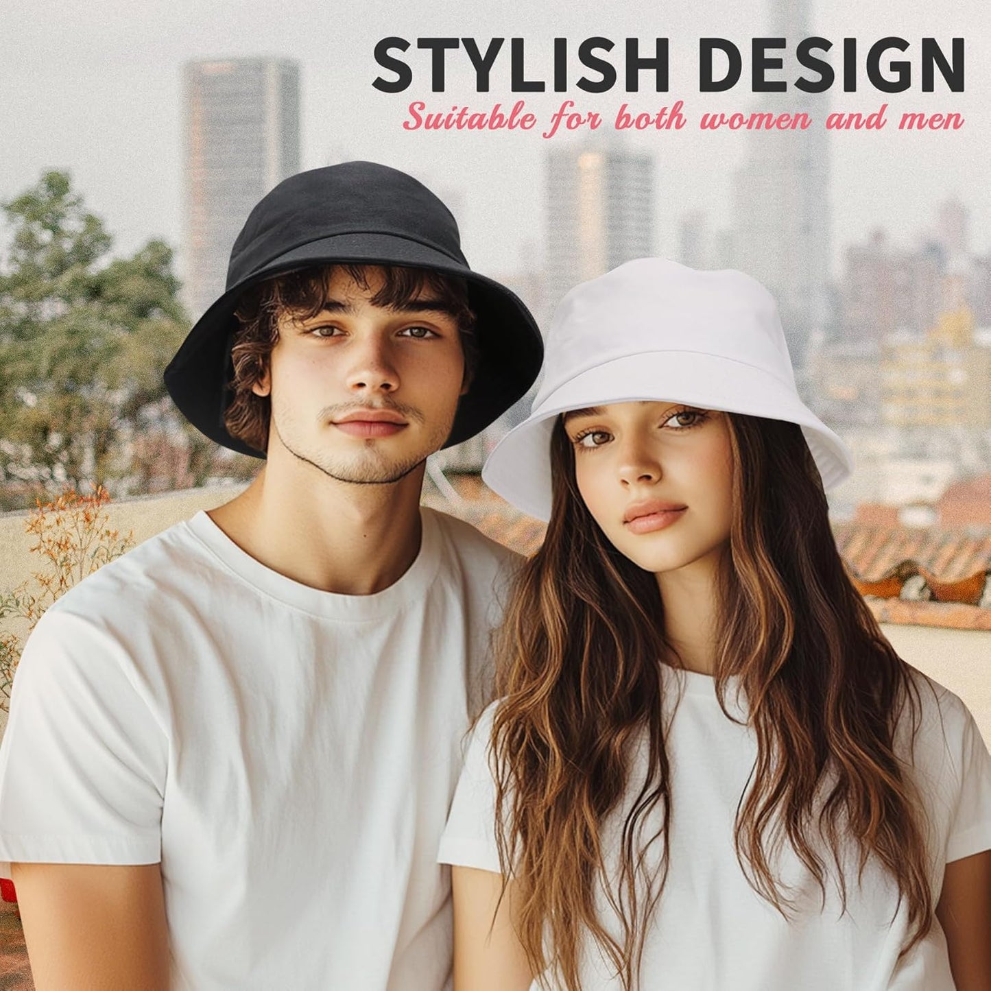 Bucket Hats fot Men Women Packable Foldable Sun Hats for Women Beach Travel Cap