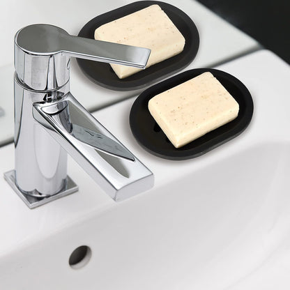 Soap Dish for Shower, 2pcs Soap Dishes Soap Savers for Bar Soap, Soap Bar Holder Shower with Drip Tray, Plastic Soap Holders with Drain for Kitchen Sink, Easy to Clean, Keeps The Soap Dry