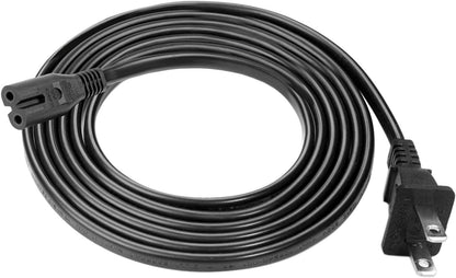 Power Cord for JBL PartyBox 100 110 200 300 310 710 1000 On-The-Go Speaker, ONN Party Speaker, JBL Soundbar 2 Prong Power Cable Replacement
