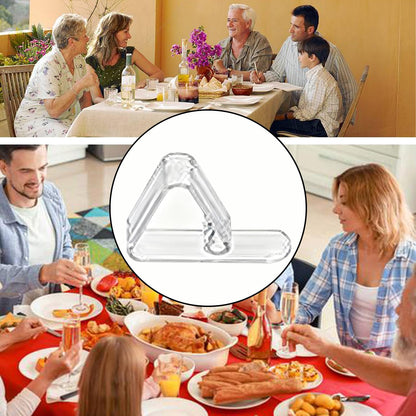 24 Pack Tablecloth Clips for Thick Tables, Heavy-Duty Plastic Table Cover Holders for Outdoor Dining, Picnic, Camping, and Party Use, Windproof Table Cloth Clamps for Birthday, Wedding