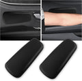 2PCS Elbow Pad Arm Rest for Car,Soft Leather Arm Rest Pillow with One-Piece Molding for Comfortable Support,Universal Car Accessories Car Knee Cushion Car Door Armrest Pads (Black)