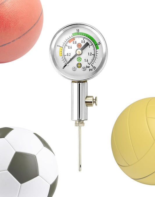 Ball Pressure Gauge, Professional Accurate Air Pressure Measurement for Various Sports Balls