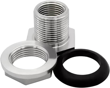 1" Female Bulkhead Water Tank Connector Stainless Steel Thru-bulk Fitting