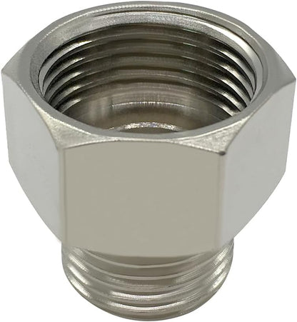 7/8 Female threaded (I.D:15/16) to 1/2 Male threaded (O.D:3/4) Toilet Bidet Hose Pipe Adapter Connector(Pls check your size!)