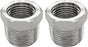 316 Stainless Steel Reducer Hex Bushing 1/2 Male NPT to 1/4 Female NPT Reducing Cast Pipe Adapter Fitting for Air Water Gas Fuel(Pack of 2)