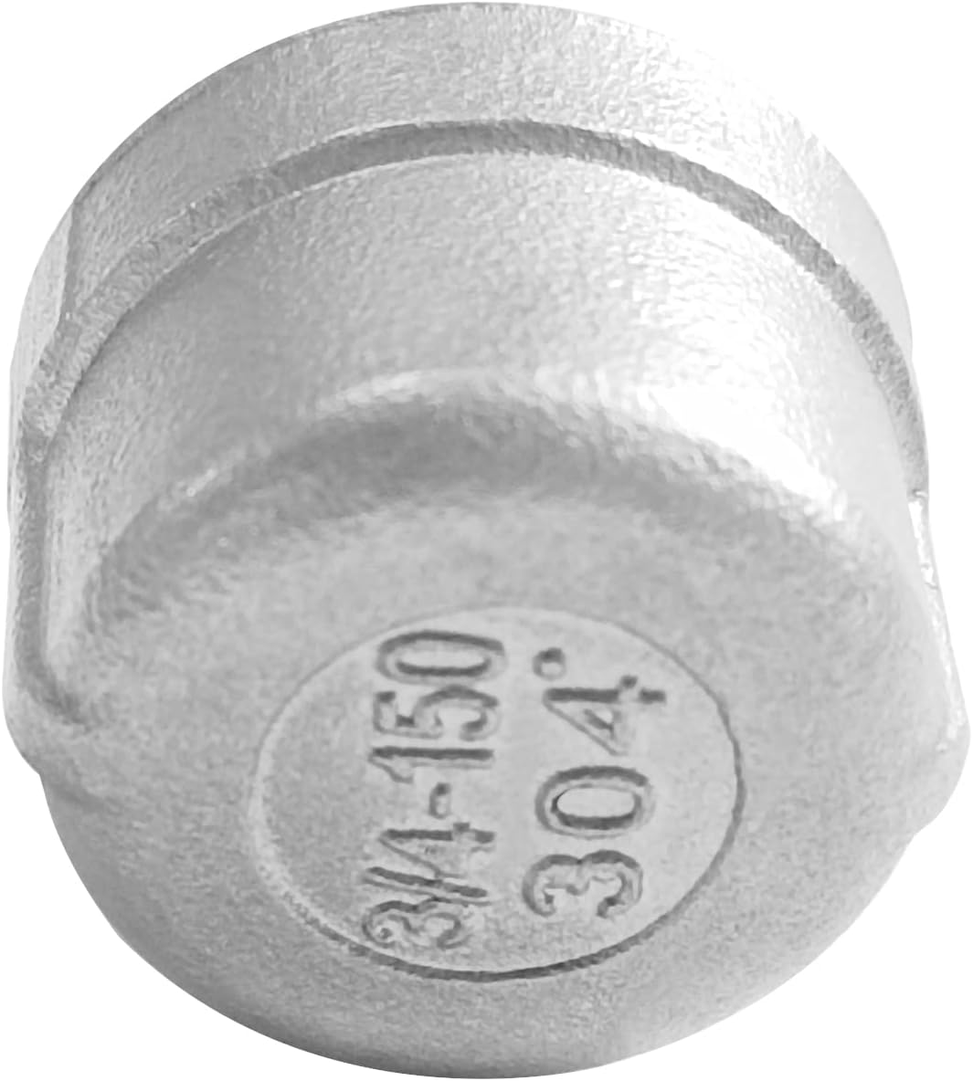 Stainless Garden Hose Caps with Washers 3/4" GHT Female Thread 304 Stainless Steel End Cap (Pack of 4)
