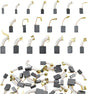 80Pcs Electric Motor Carbon Brushes Set, 20 Different Models Carbons Brushes, Carbon Brush Replacement for Carbons Brush Motor Maintenance