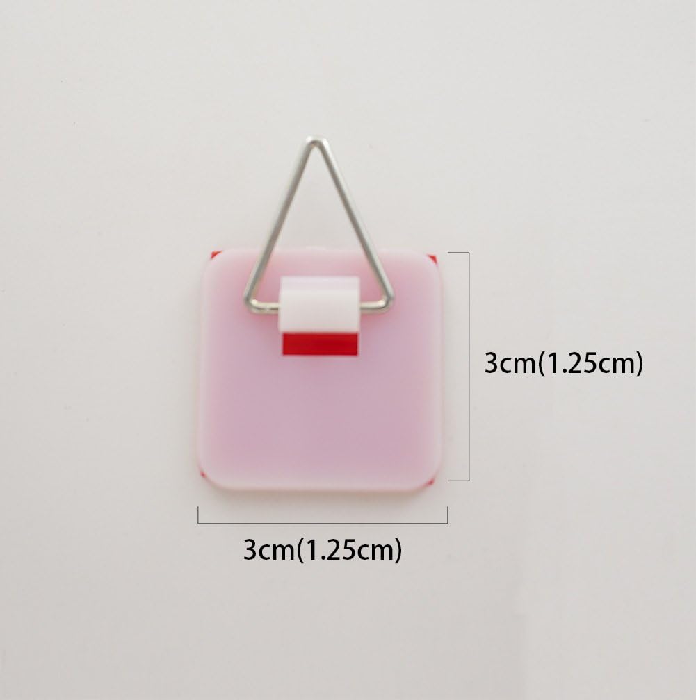 Invisible Adhesive Plate Hangers for The Wall - 1.25 Inch Vertical Plate Holders Set - 10 Pack & 20 Pack Bundle for Wall Hanging and Display