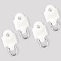 Curtain Tracks Ceiling Wall Mounted Heavy-Duty Curtains Rails Room Divider Curtain Track for Living Room Bedroom Room Shower Divider Special Pulley White 20PCS