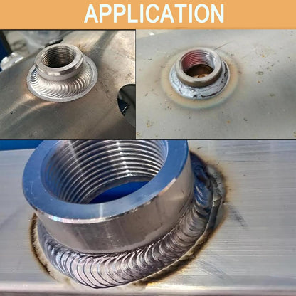 1/4" NPT Female Weld on Bung Fitting Aluminum（2PCS）