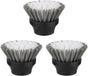 Electric Spin Scrubber Flat Brush Refills, 3 Pack