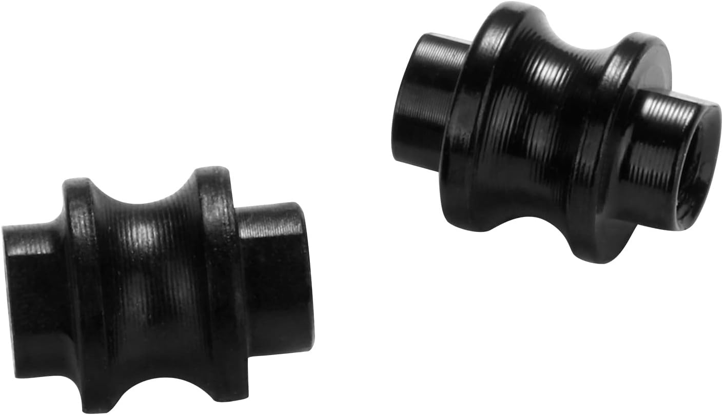 2 Pieces Replacement Standoff for Benchmade Bugout 535, Mini Bugout 533 and 537 Bailout, Premium Complete Set Anodized Aluminum Alloy Custom Spacers, Black