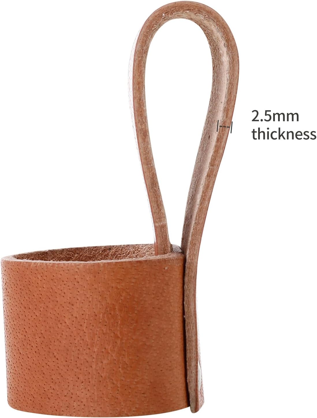 Premium Leather Multi Tool Carrier Holster with Belt Loop, Small Brown Hammer Hatchet Holder
