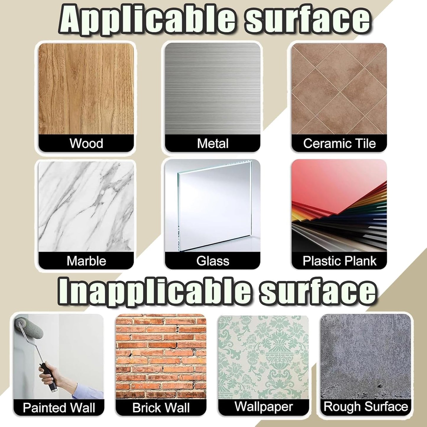 8 Pack Large Self Adhesive Clips Wall Tapestry Hanger No Drilling Adhesive Towel Holder Wall Tapestry Clips for Hanging Posters Photos Postcard Clip for Home Office School Decor (White)