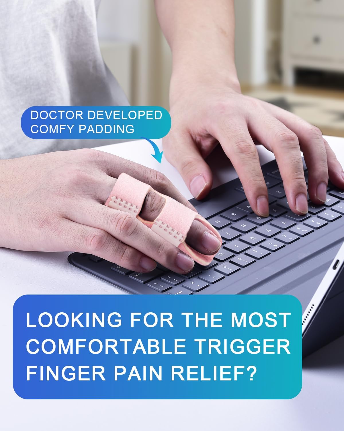 Finger Splint, 5pcs Color Finger Brace Support Stabilizer for Index, Middle, Ring Fingers Straightening Arthritis Knuckle Immobilization.