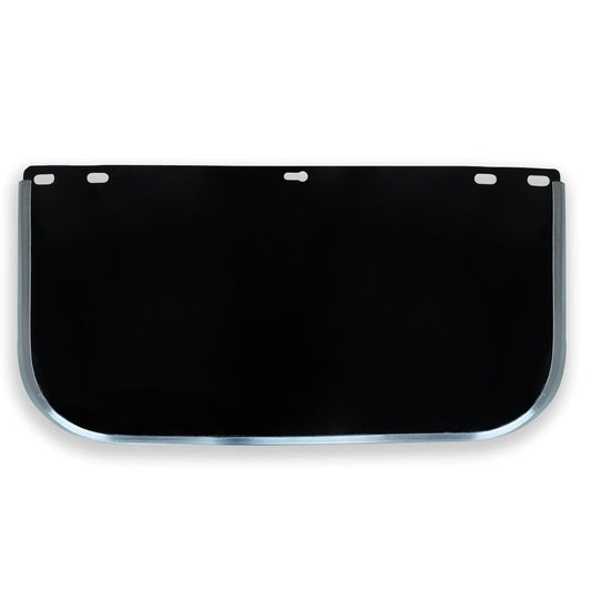 1 Pack Face Shield Replacement Lens, 15.5" x 8" Polycarbonate Protective Safety Visor Replacement, Impact-resistant Face Shield for Welding/Grinding/DIY/Cosplay Helmet (Black)