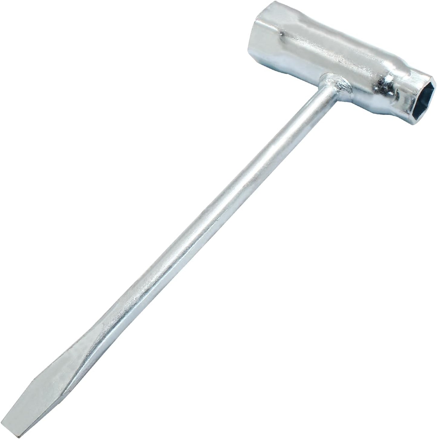 13mm x 19mm Socket Wrench, Scrench Replacement Tool Combination Slot Screwdriver and Wrench, T-Wrench Chainsaw Scrench Adjustment Tightening Tool Remover (Pack of 1)