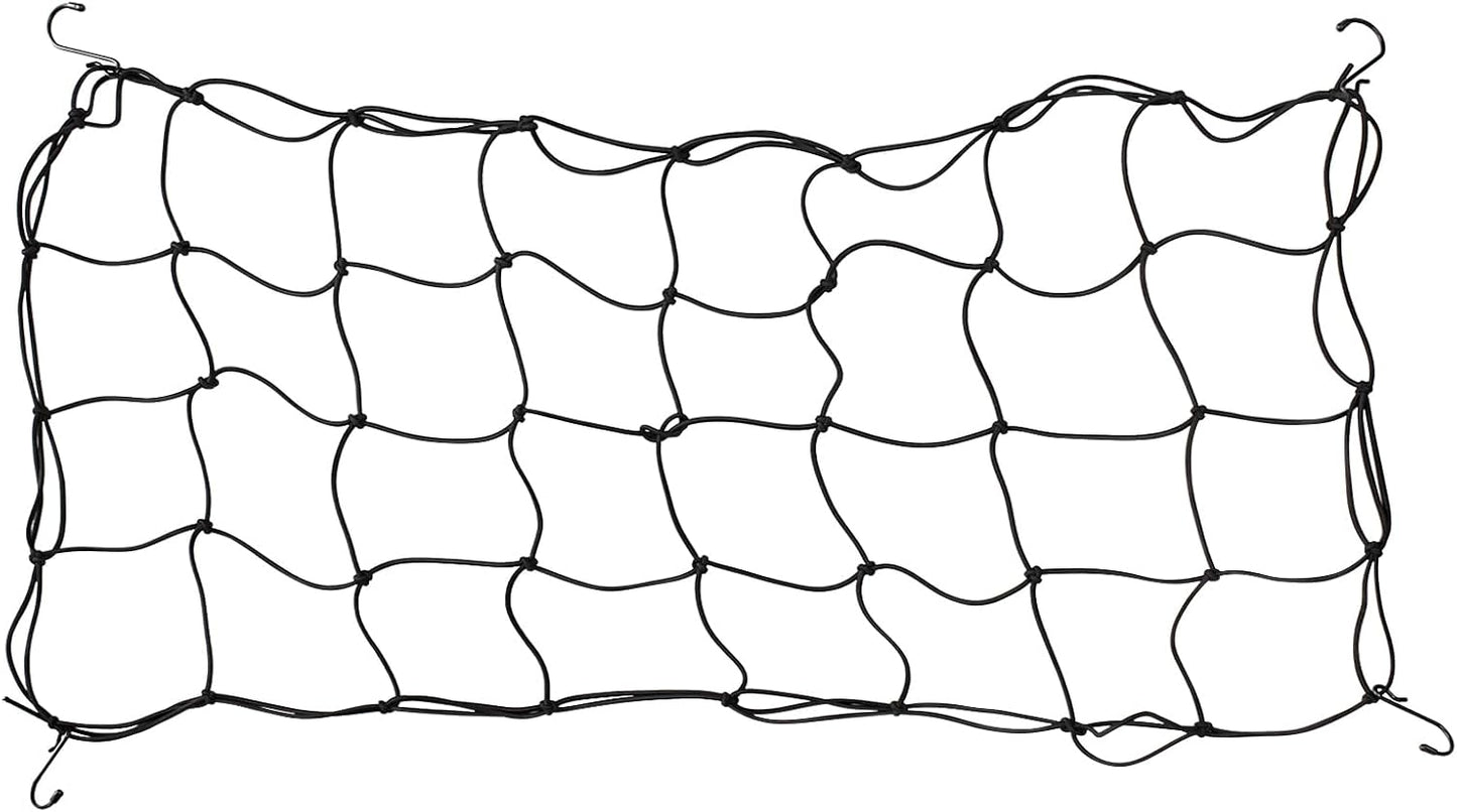 2 x 4Ft Trellis Netting with Hook, Heavy Duty Stretchy Scrog Plant Net Support for Indoor Outdoor Garden Plant Growing Tents