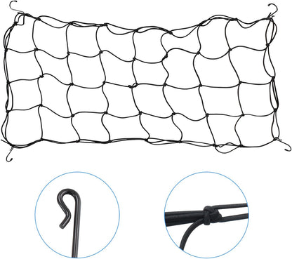 2 x 4Ft Trellis Netting with Hook, Heavy Duty Stretchy Scrog Plant Net Support for Indoor Outdoor Garden Plant Growing Tents