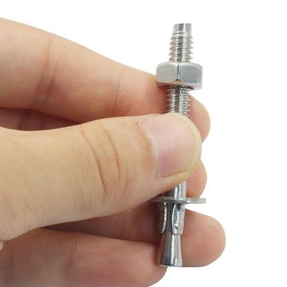 10 Pack 1/4" x 2-1/4" Concrete Anchor, Anti-Rust Anchor Stainless Steel Bolt, Heavy Duty Fastener for Cement and Concrete