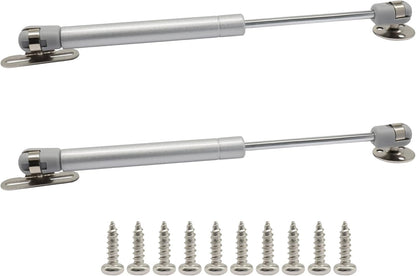2 Pack 10 Inch Gas Struts, Silver 22LB Gas Spring Lift Support Strut for Truck Tool Box Lid RV Cabinet Door Boat Hatch