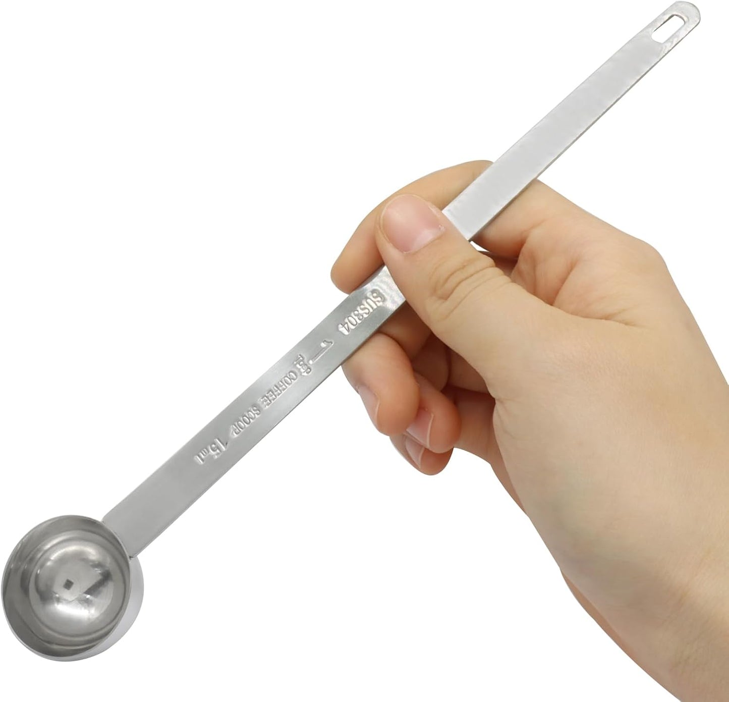 1 Tablespoon Coffee Scoop,Extra Long Handle Measuring Spoon Stainless Steel Scooper, Single Individual Measure Scoop for Ground Coffee(1 Pack, 15 ml)