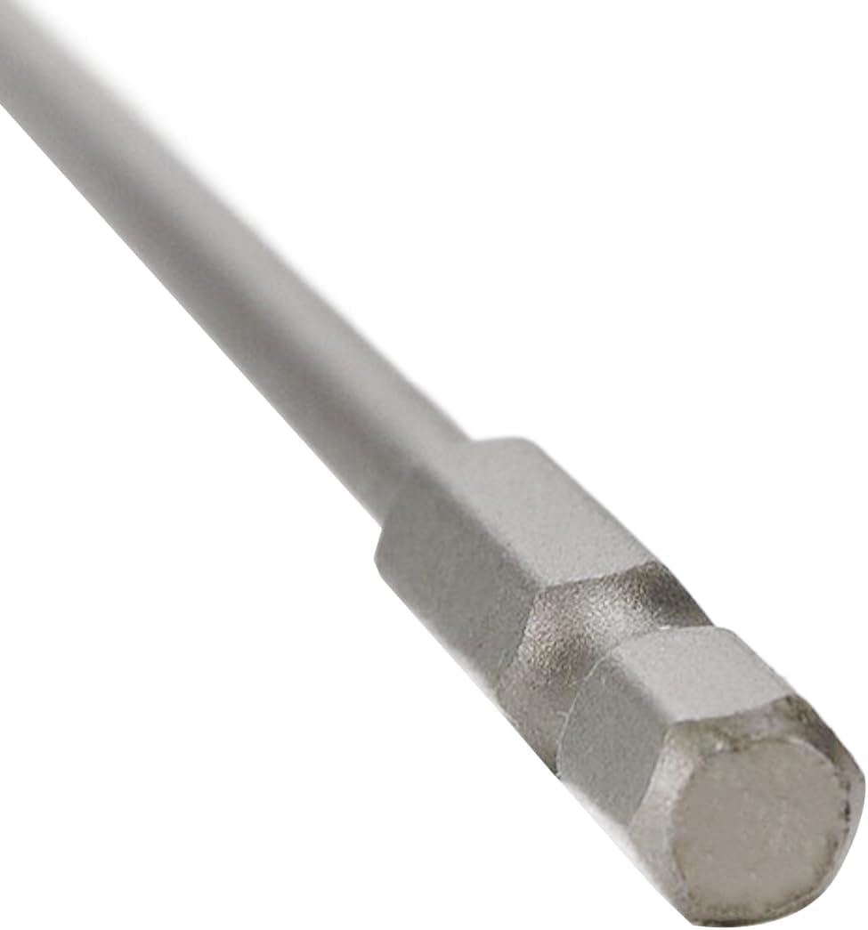 1/4 Inch Hex Shank Magnetic Long Cross Screw Head Screwdriver Bits PH2 4mm Dia Cross Head Magnetic Screwdriver Bits 8 inch Length-5pcs