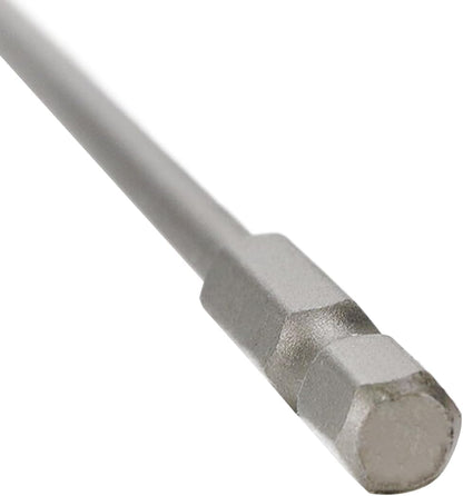 1/4 Inch Hex Shank Magnetic Long Cross Screw Head Screwdriver Bits PH2 4mm Dia Cross Head Magnetic Screwdriver Bits 8 inch Length-5pcs