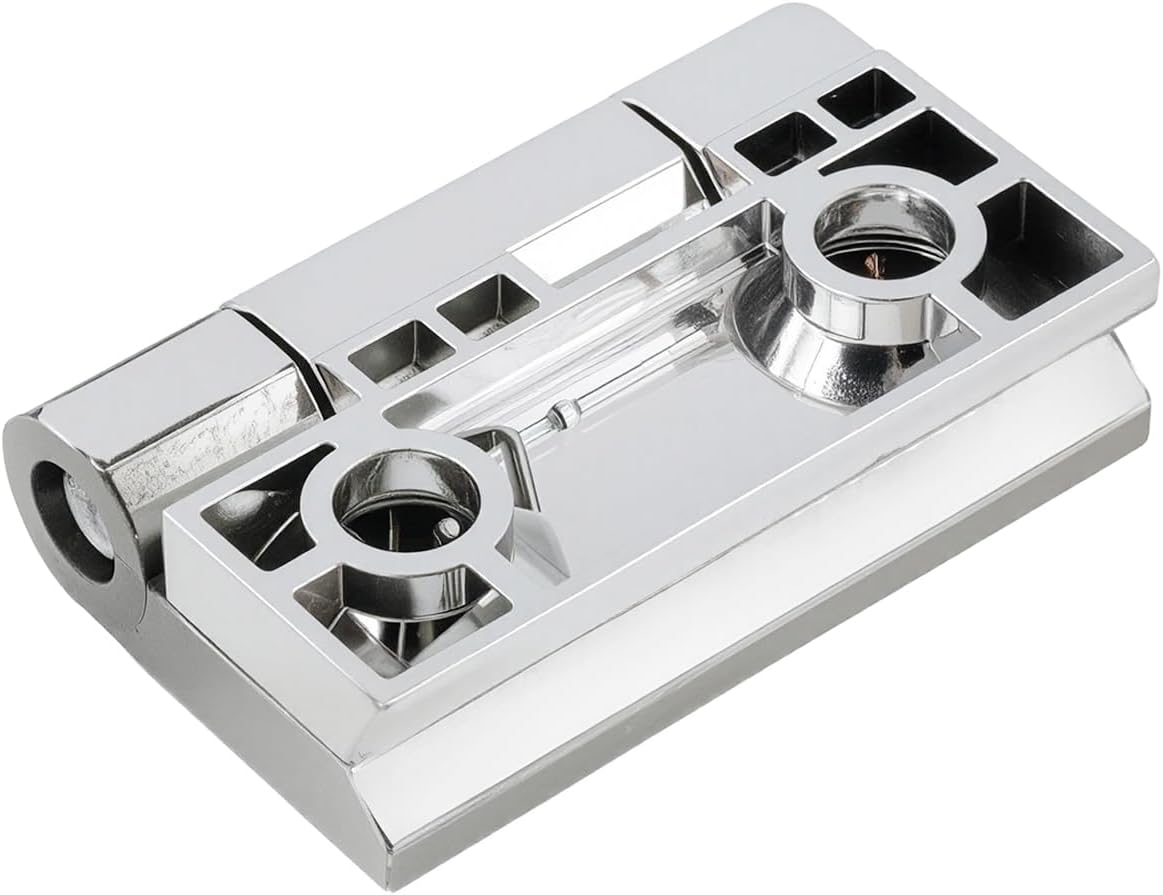 Butt Hinge Zinc Alloy Door Hinge Polished Chrom Silver Residential Bed Room Hinge for Doors Hardware 2.36" x 2.36" -2pcs