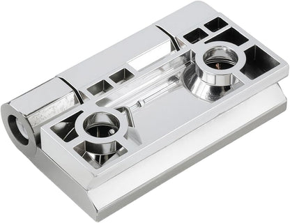 Butt Hinge Zinc Alloy Door Hinge Polished Chrom Silver Residential Bed Room Hinge for Doors Hardware 2.36" x 2.36" -2pcs