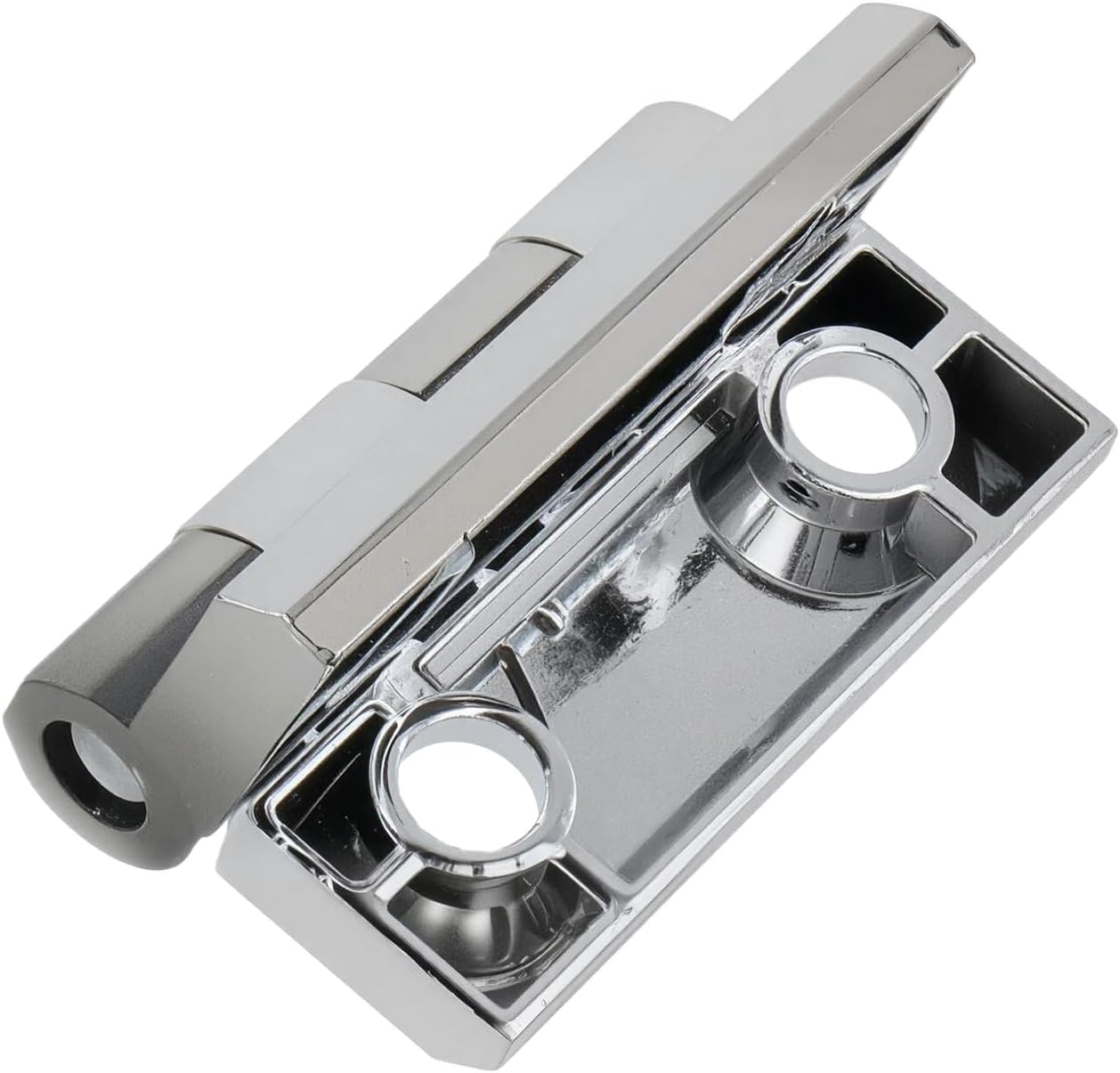 Butt Hinge Zinc Alloy Door Hinge Polished Chrom Silver Residential Bed Room Hinge for Doors Hardware 2.36" x 2.36" -2pcs