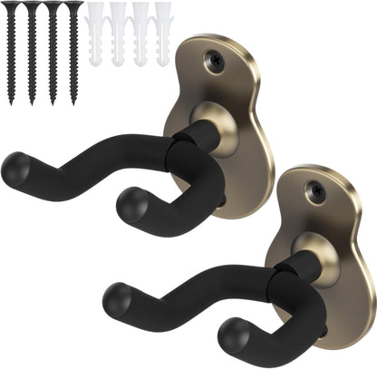 2 Pcs Crossbow Hanger for Wall Vertical Rack Wall Mount Metal Gun Holder Compound Bow Hanger Holder Displays Rack Shotgun Hooks Rifle Storage Securely Holds Airsoft Firearm