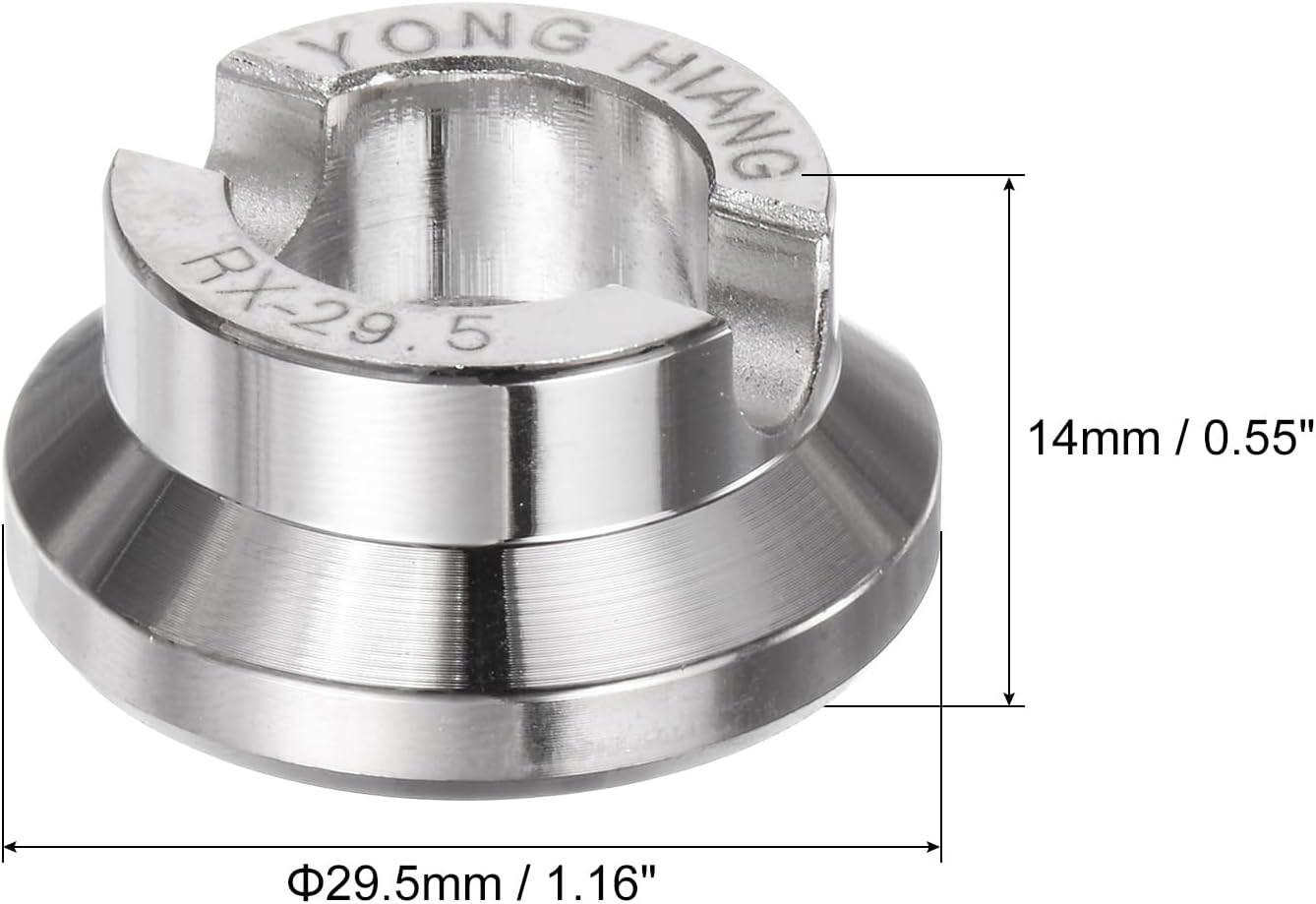 5537 Watch Case Opener Dies, 29.5mm Alloy Steel Watch Back Cover Remover Repair Accessory for Watch Repair Watchmaker, Silver
