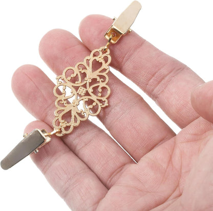 Retro Cardigan Collar Clips & Shirt Clips for Women