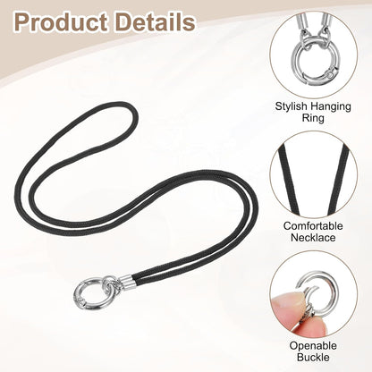 Eyeglass Holder Necklace Ring, Anti-Lost Sunglasses Neck Strap Eyeglasses Chain Eye Glasses Lanyard