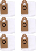 6 Pack Dust Bags for iHome AutoVac Nova Self Empty Robot Vacuum Replacement Accessory Parts