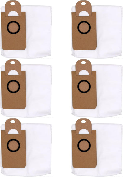 6 Pack Dust Bags for iHome AutoVac Nova Self Empty Robot Vacuum Replacement Accessory Parts