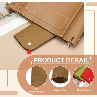 Portable Felt Glasses Case, Soft Slip-in Pouch Case, Ear Hanging Eyeglasses Bag Sunglasses Storage Pouch