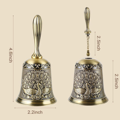 Hand Bell Ringing Bells Loud Service Call Bells Handbells for Seniors Bedside Wedding Dinner Meditation