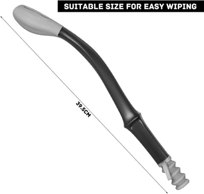 Toilet Aids Tools Butt Wiper Long Handle Toilet Aids for Wiping, 15" Comfort Bottom Buddy Wiping Aid Helper Wand for Elderly Disabled Pregnant Surgery Recovery People Overweight