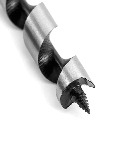 Auger Drill Bit for Wood, 1/2 Inch Diameter x 16 Inch Length, 3/8-Inch Hex Shank, Long Drill Bits