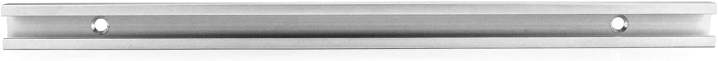 Aluminum T Track, 2 Pack 12 Inch Universal Double Cut Profile T Track, with Predrilled Mounting Holes and Screws, Woodworking and Fixtures, for Drill Press Table, Router Table