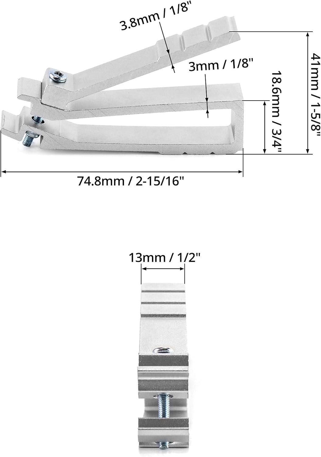 Cage Nut Insertion/Removal Tool for Installing or Removing Cage Nuts in 19 Inch / 10 Inch Server Room Rack Network Cabinet Racks/Media & IT Equipment, 2 Pack